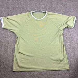 Moonstone Performance T-Shirt Mens Large Green Vintage Gorpcore Distressed 90s
